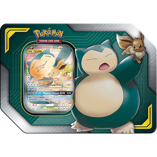 Pokemon Tag Team Spring Tin Eevee Snorlax