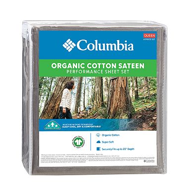 Columbia Organic Cotton Sateen Sheet Set