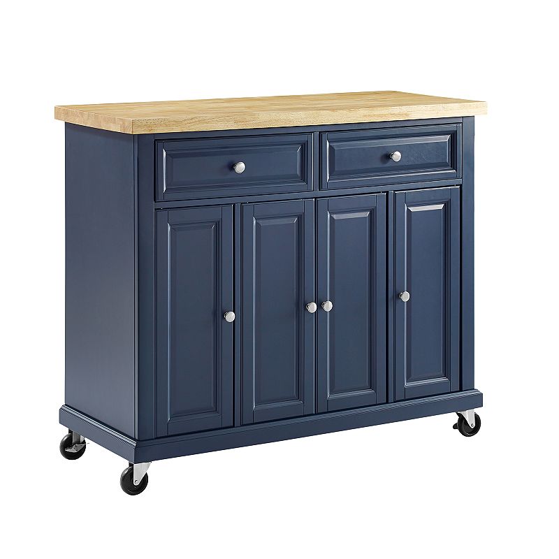 Crosley Madison Kitchen Cart, Blue
