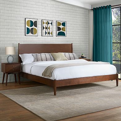 Crosley Landon King Bedset In Mahogany