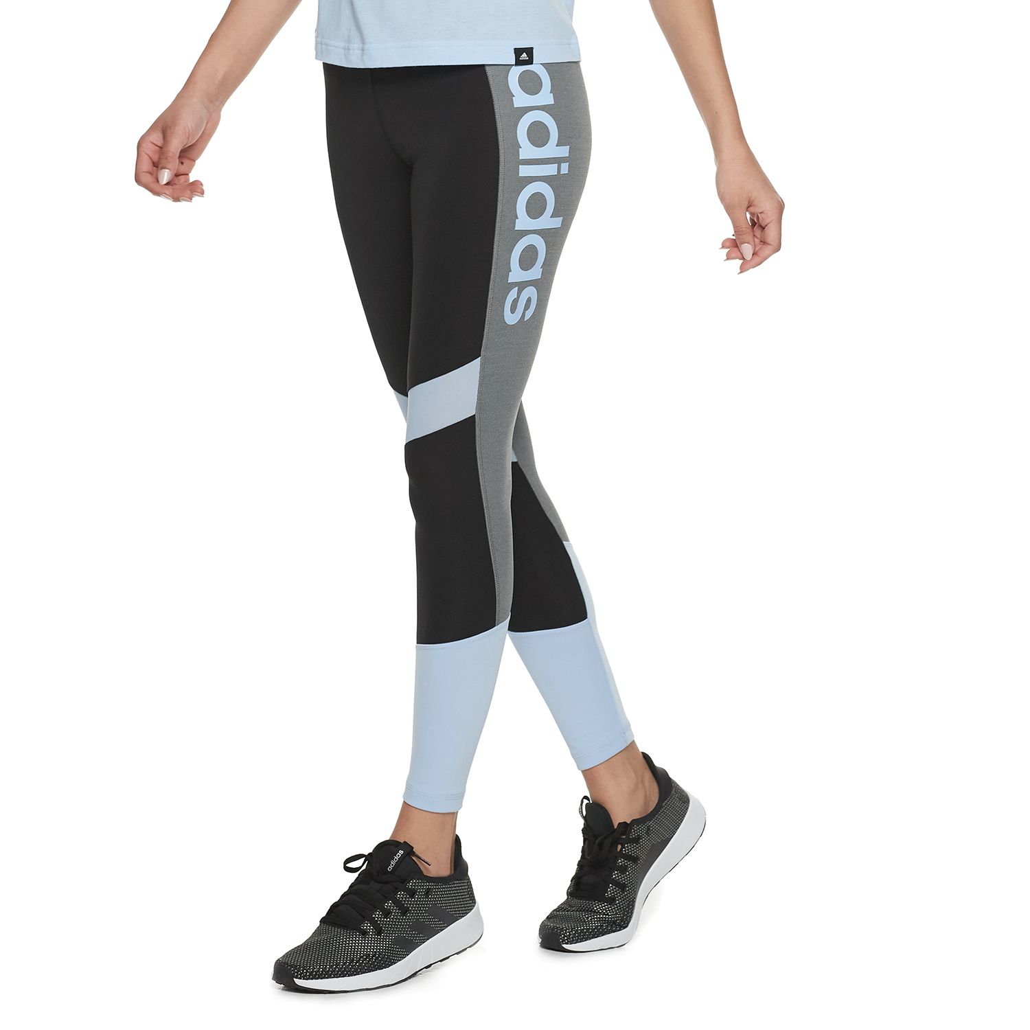 light blue adidas pants womens