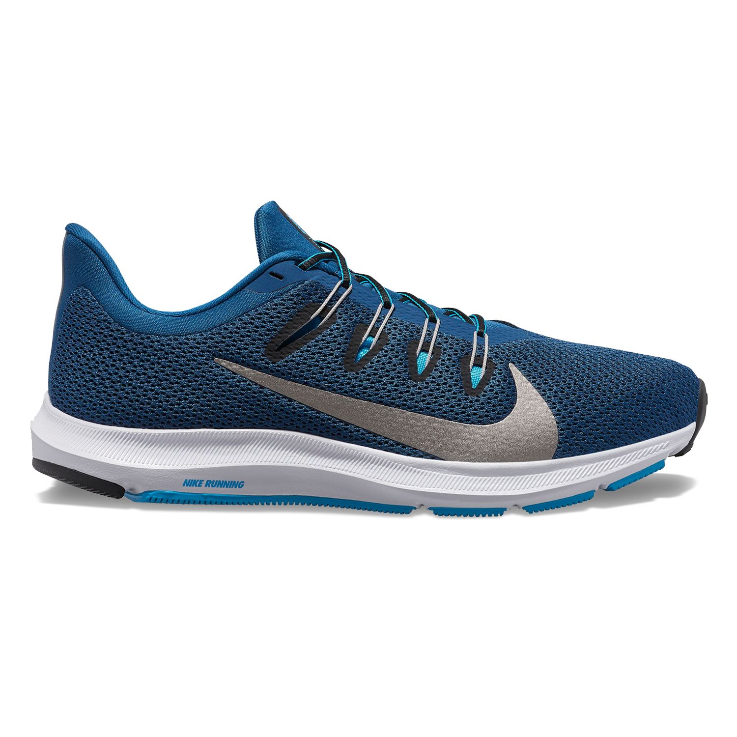 nike quest running shoes blue