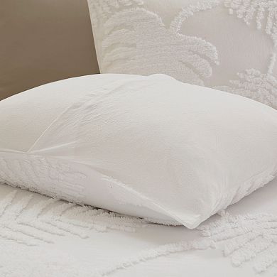 Madison Park Osanna 3-Piece Tufted Cotton Chenille Palm Comforter Set