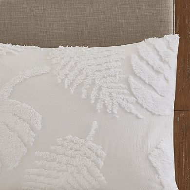 Madison Park Osanna 3-Piece Tufted Cotton Chenille Palm Comforter Set