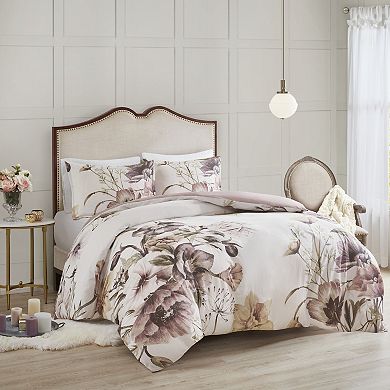 Madison Park Gisele 3-Piece Cotton Printed Duvet Cover Set