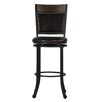 Linon Franklin Swivel Bar Stool