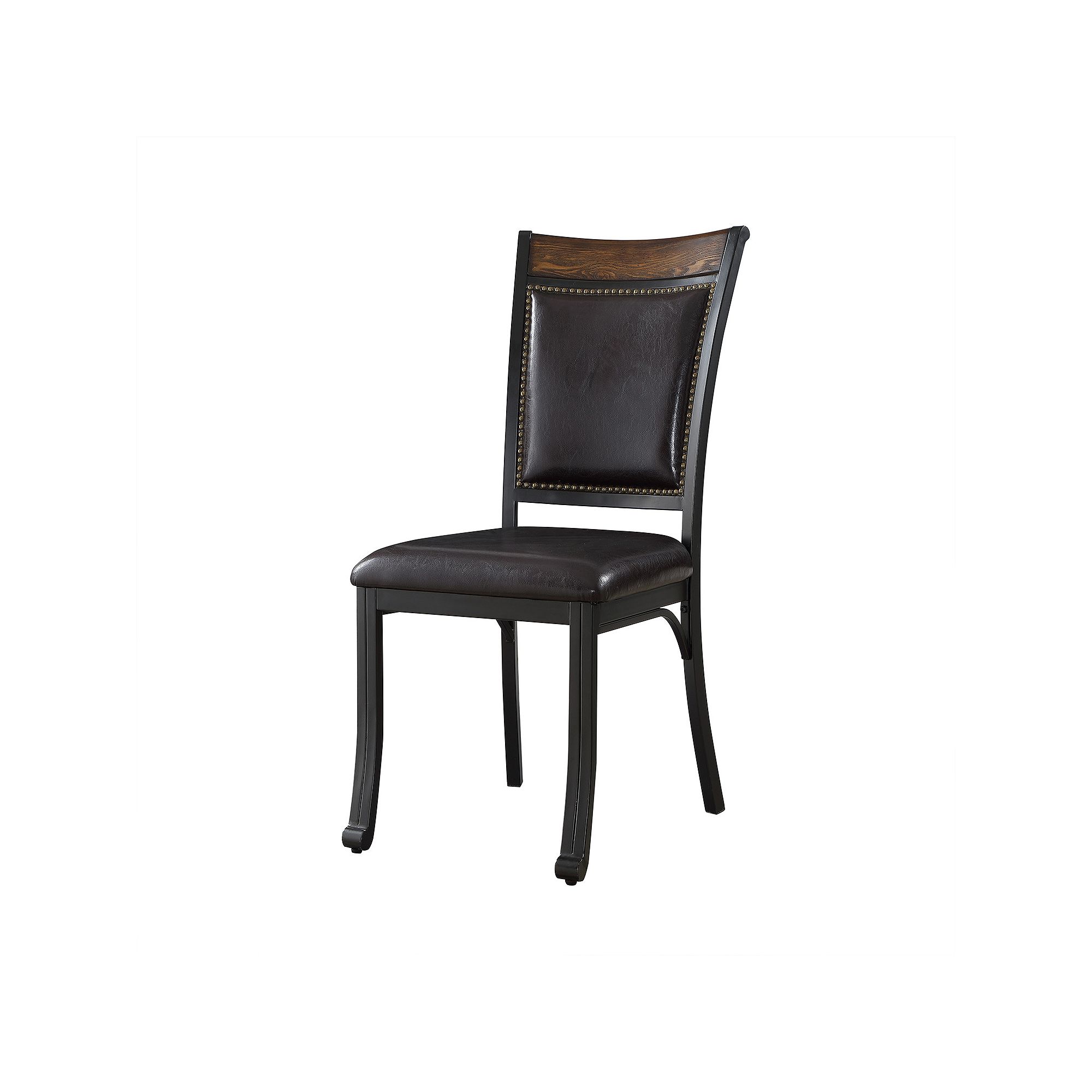 Linon Franklin Dining Chair 2-piece Set, Brown