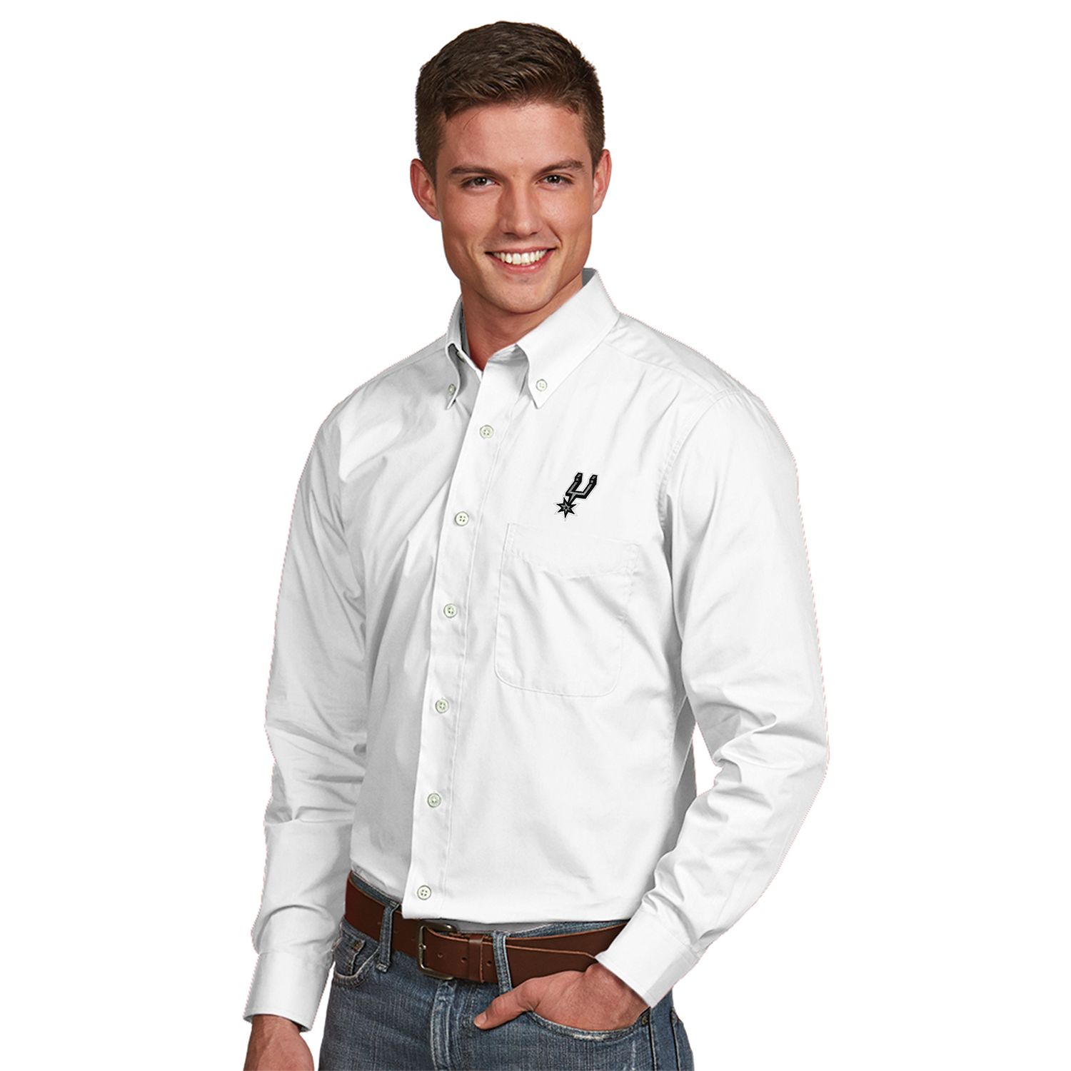 spurs button down shirt