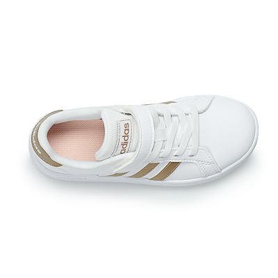 adidas gazelle silver green womens ADIDAS Grand Court 2.0 Kids' Boy Shoes WHITE  Al-Ikhsan Sports