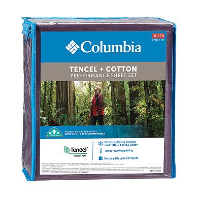 Columbia Tencel & Cotton Performance Sheet Set or Pillowcase Set