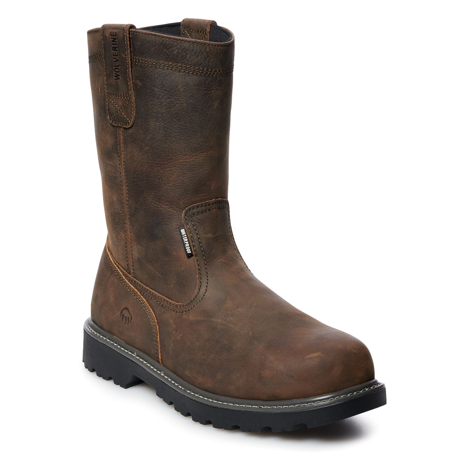 wolverine men's wellington work boots