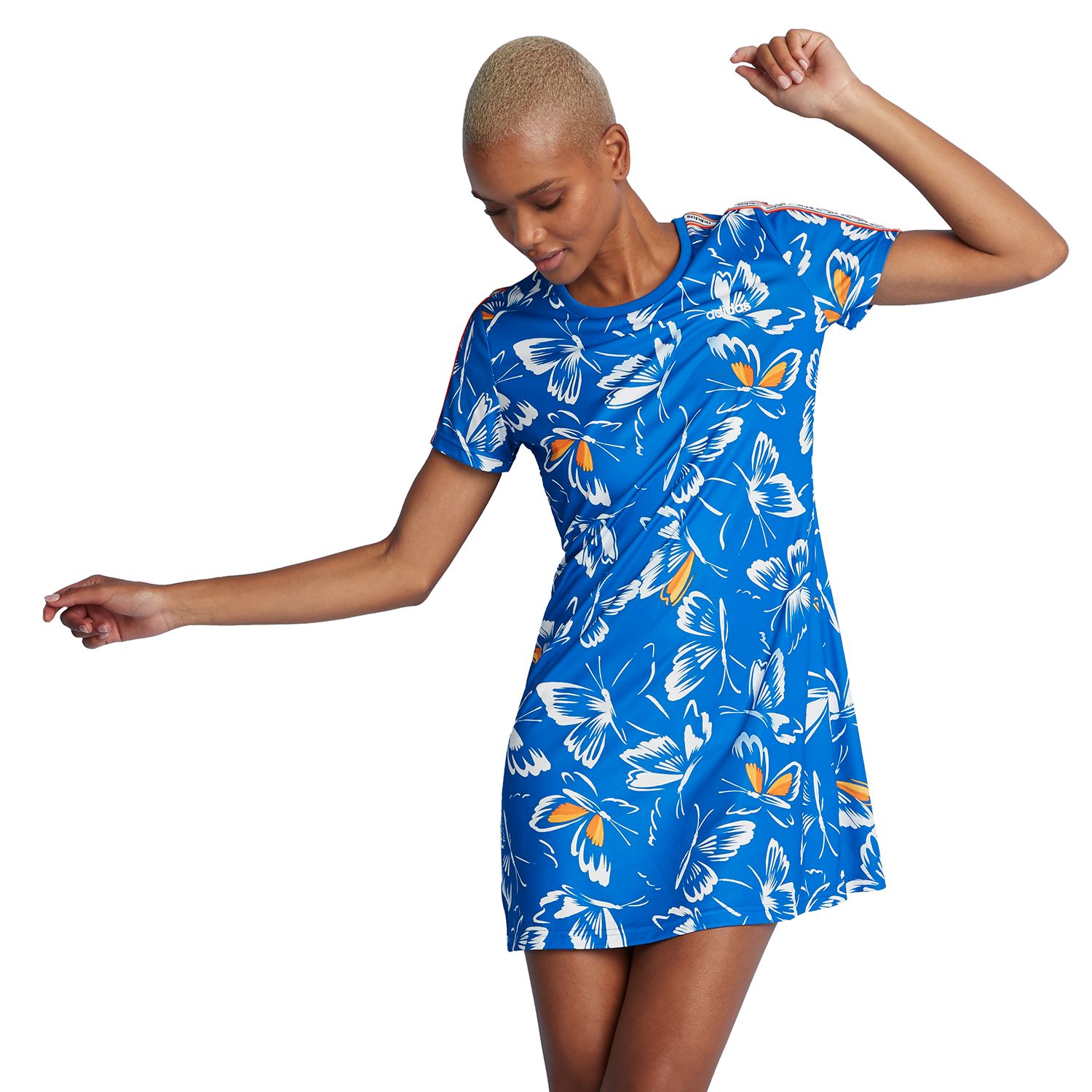 adidas print dress