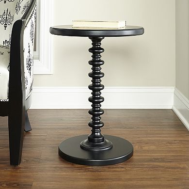 Linon Round Spindle Table