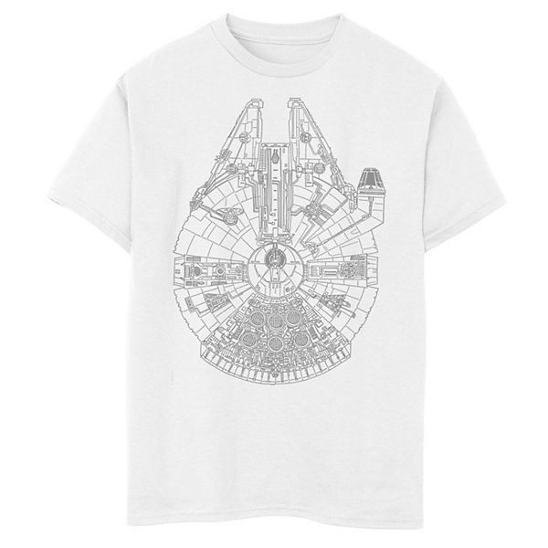 Come To The North Side Star Wars Millennium Falcon Chicago CUBS V-Neck  Unisex T-Shirt - TeeHex