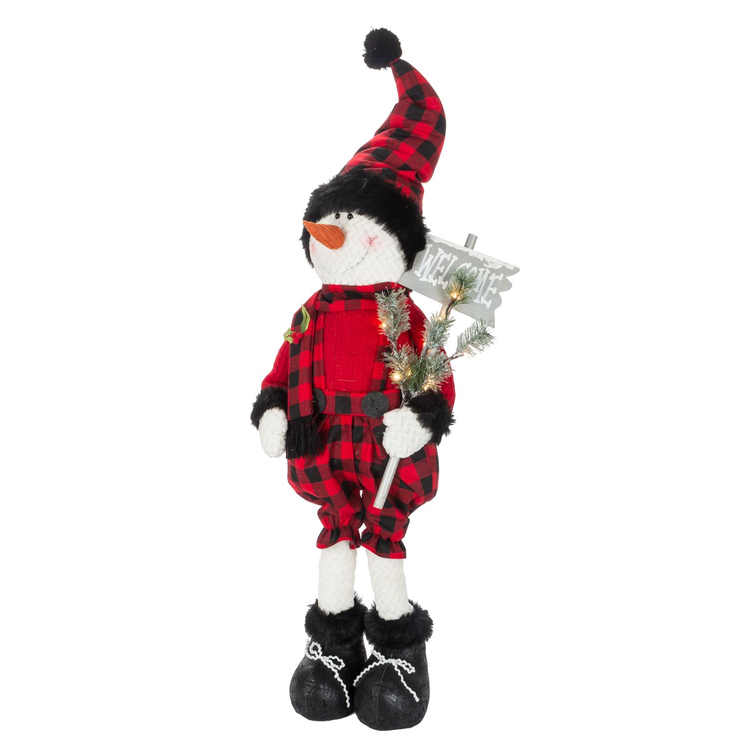 plush standing snowman