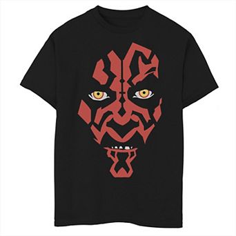 Boys 8-20 Star Wars Darth Maul Face Tee