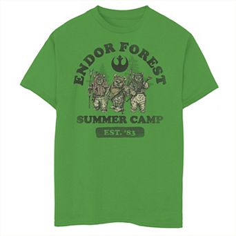 Boys 8-20 Star Wars Endor Summer Camp Tee