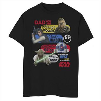 Boys 6-20 Star Wars Galaxy Dad Tee