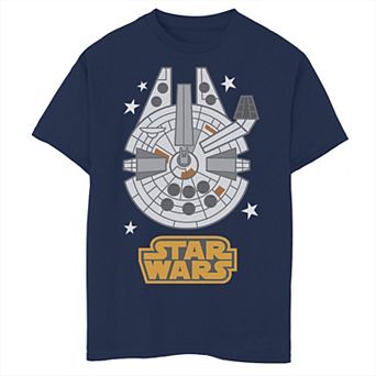 Boys 6-20 Star Wars Falcon Emoji Tee