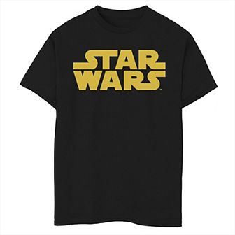 Boys 8-20 Star Wars Lined Logo Tee