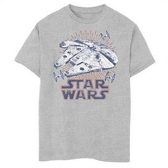 Boys 8-20 Star Wars Falcon Rays Tee