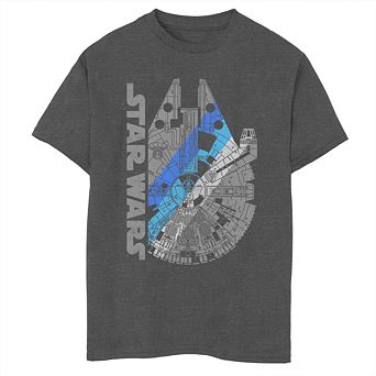 Boys 8-20 Star Wars 2 Fast 2 Falcon Tee