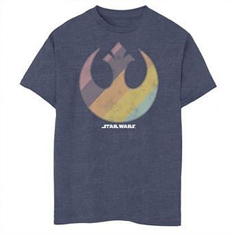Boys 6-20 Star Wars Rainbow Rebel Tee