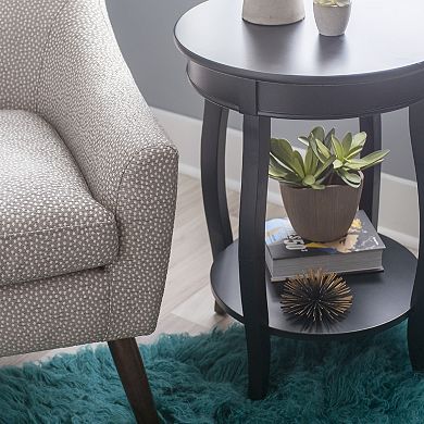 Linon Round End Table