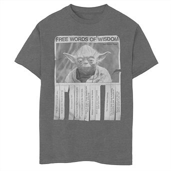 Boys 8-20 Star Wars Words of Wisdom Graphic Tee