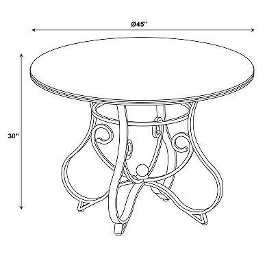 Linon Hamilton Dining Table