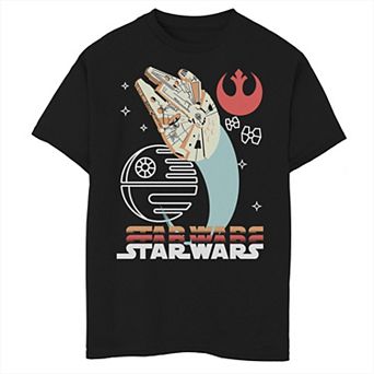 Boys 6-20 Star Wars Neon Space Tee