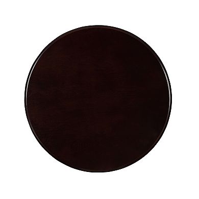 Powell Round Pedestal End Table