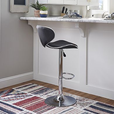 Linon Adjustable Bar Stool