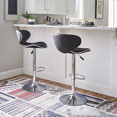 Linon Adjustable Bar Stool