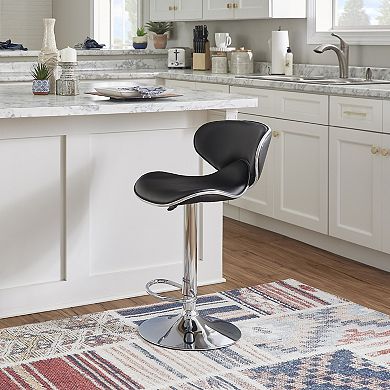 Linon Adjustable Bar Stool