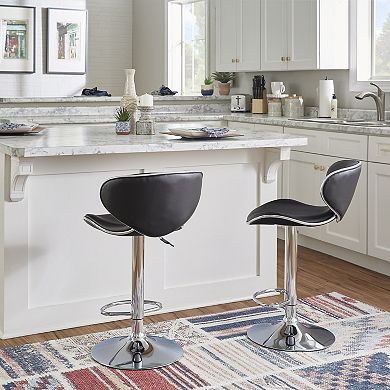 Linon Adjustable Bar Stool