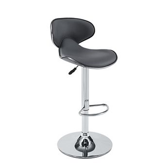 Linon Adjustable Swivel Bar Stool