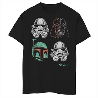 Boys 8-20 Star Wars Marker Baddies Tee
