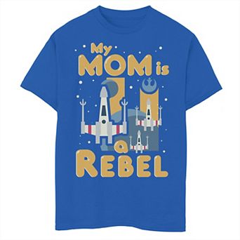 Boys 6-20 Star Wars Rebel Mom Tee