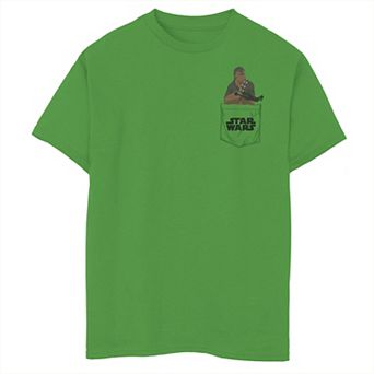 Boys 8-20 Star Wars Chewy Pocket Tee