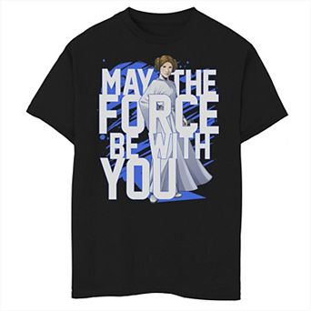 Boys 6-20 Star Wars Force Stack Leia Tee