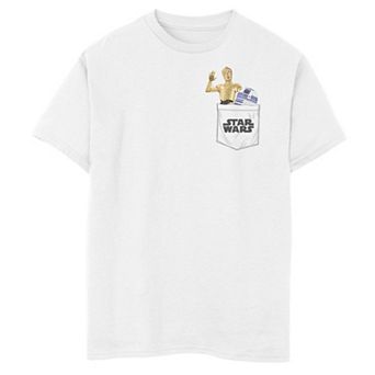 Boys 8-20 Star Wars Droid Pocket Tee