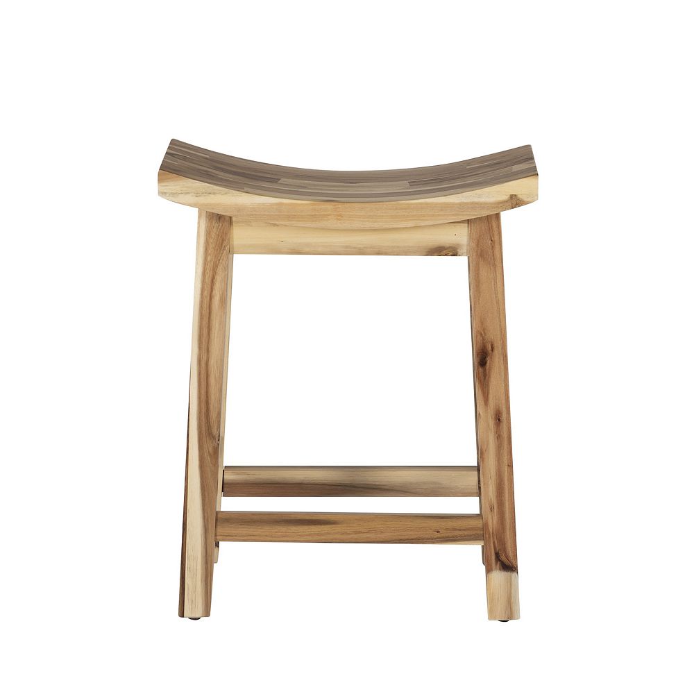 Linon Dale Saddle Counter Stool