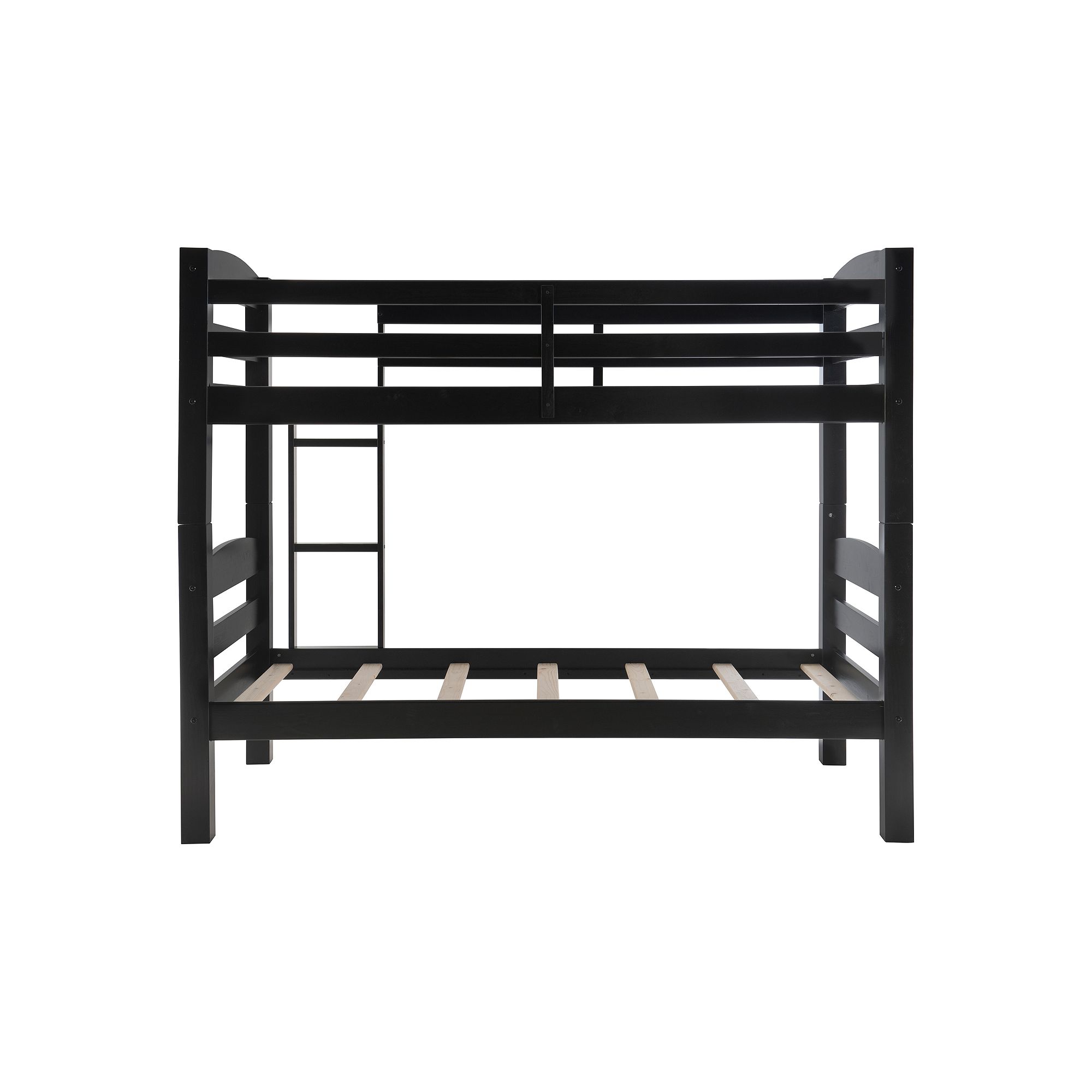 Kids Linon Levi Bunk Bed, Black