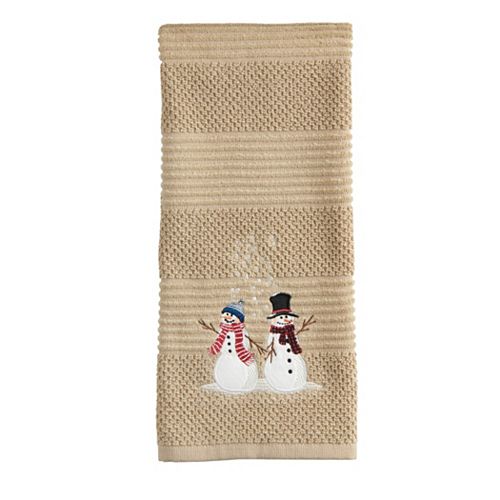 St. Nicholas Square® Traditional Snowman Hand Towel