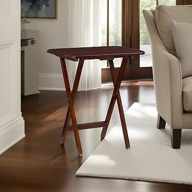 Powell Burke Tray Table & Stand 5-piece Set