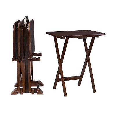 Powell Burke Tray Table & Stand 5-piece Set