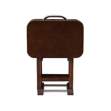 Powell Burke Tray Table & Stand 5-piece Set