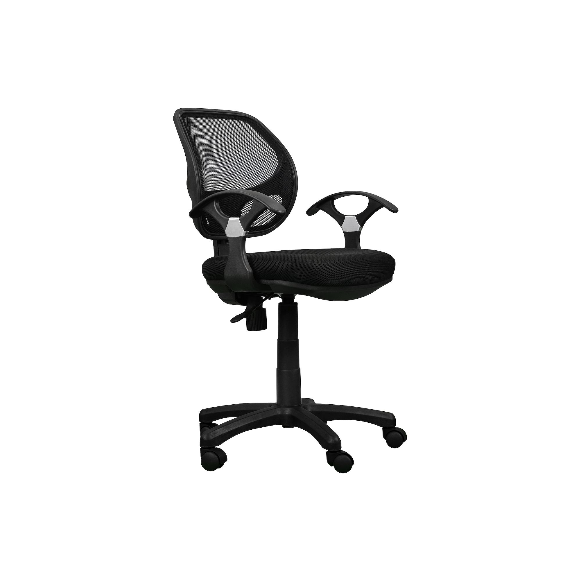 Techni Mobili Midback Mesh Task Office Chair, Black