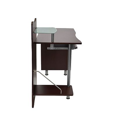 Techni Mobili Stylish Computer Desk with Storage